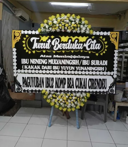 Papan Bunga Duka Cileles